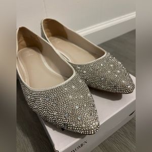 David’s Bridal (DB Studio) women’s bridal slip ons